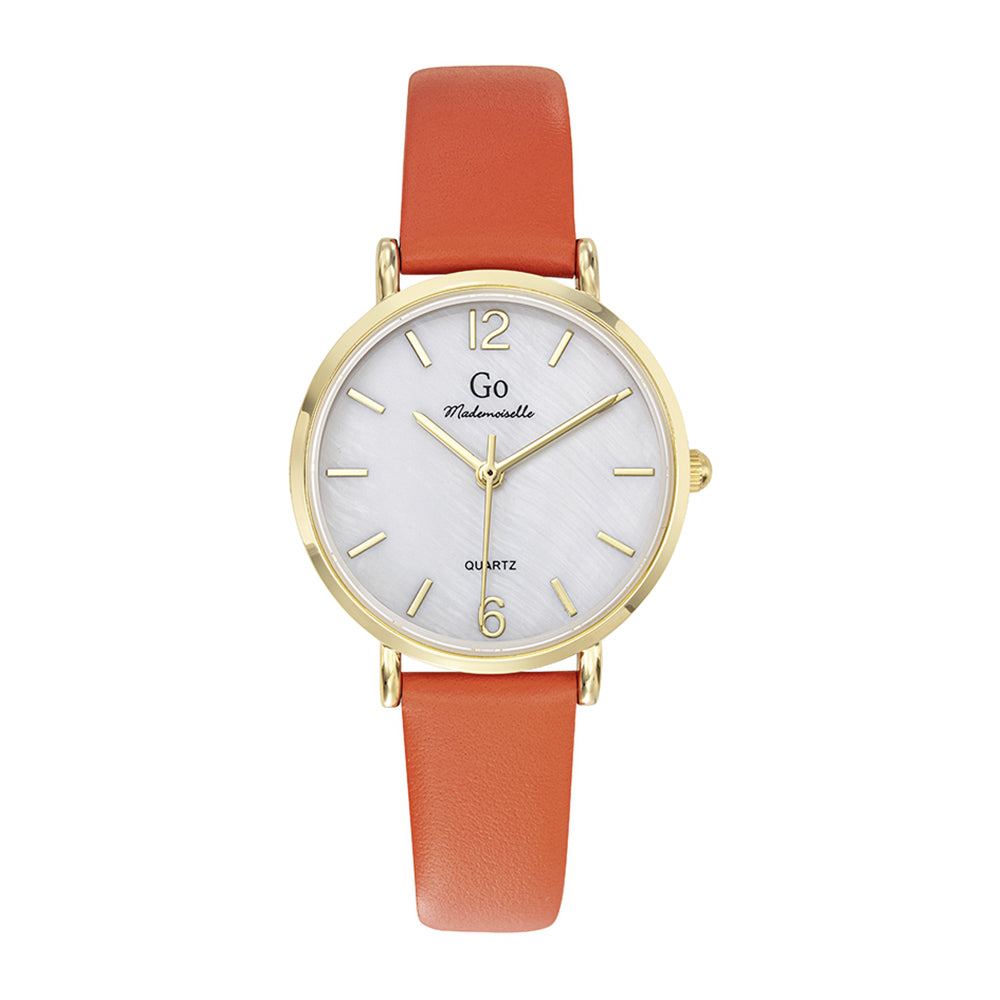 699615 - Watch - Go Mademoiselle Mother-of-pearl/Orange