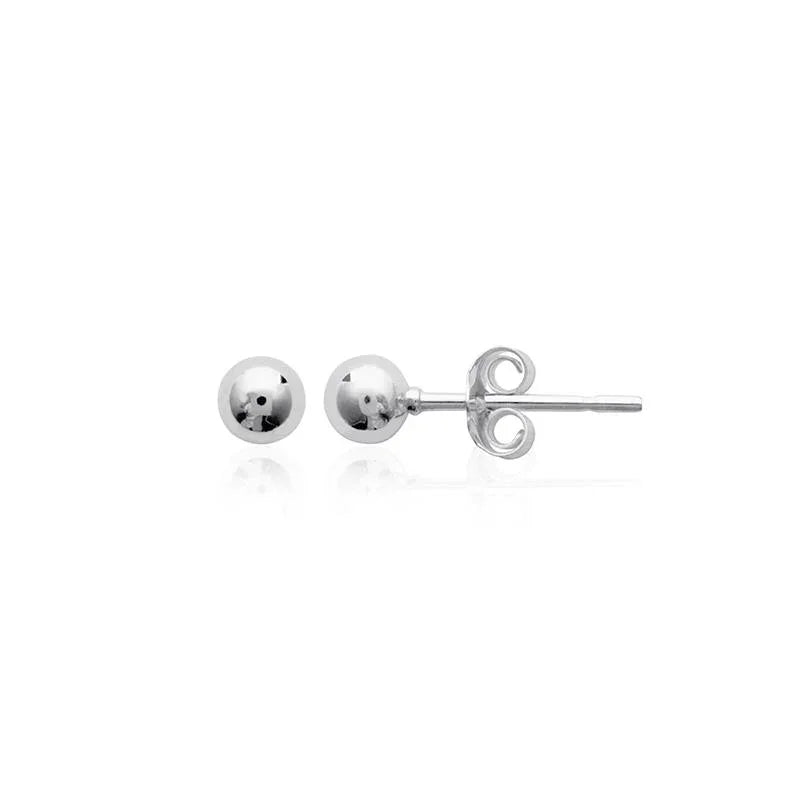 Ball - Cercei Stud - Argint