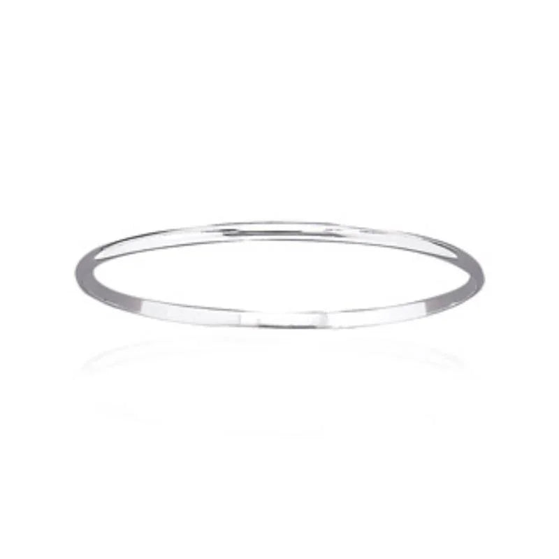 Brazalete Fino Liso – Plata | Azuline