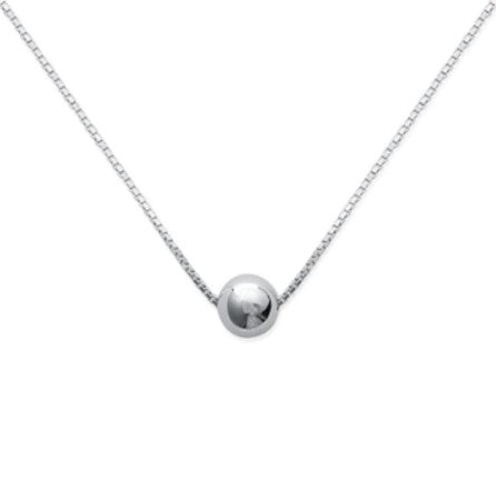 Sphere Necklace – Silver | Azuline
