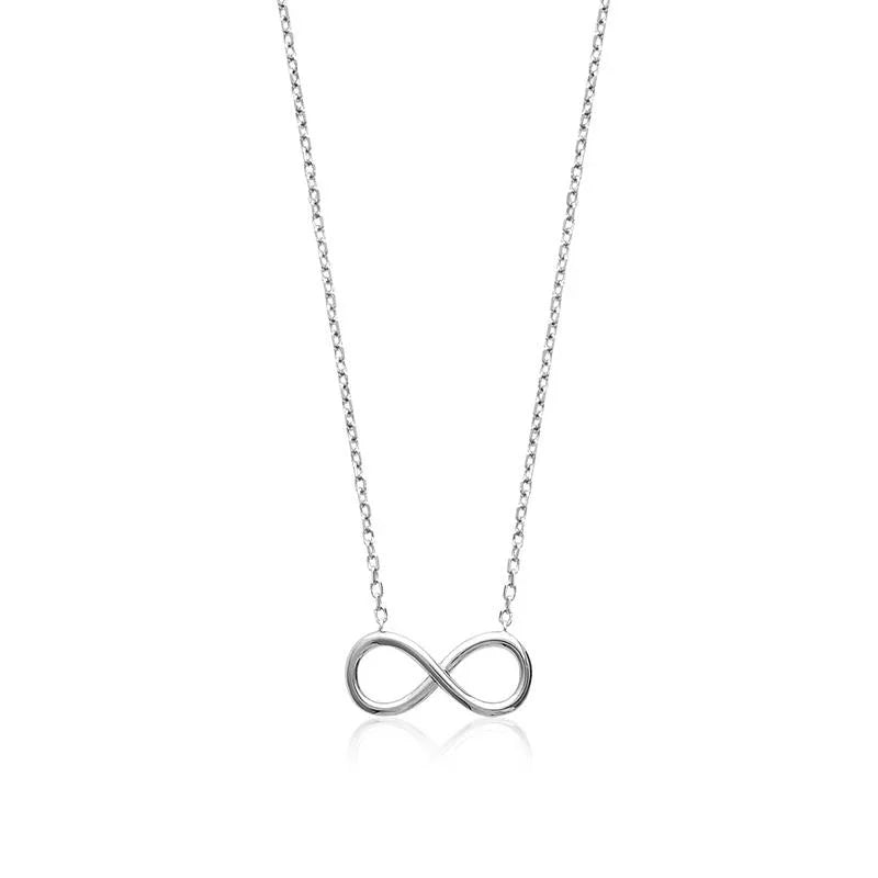 Infinity Halsband – Silver | Azulin