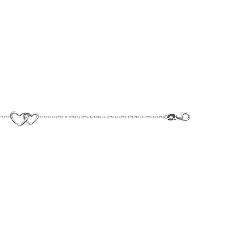Corazón - Pulsera - Plata vista 2