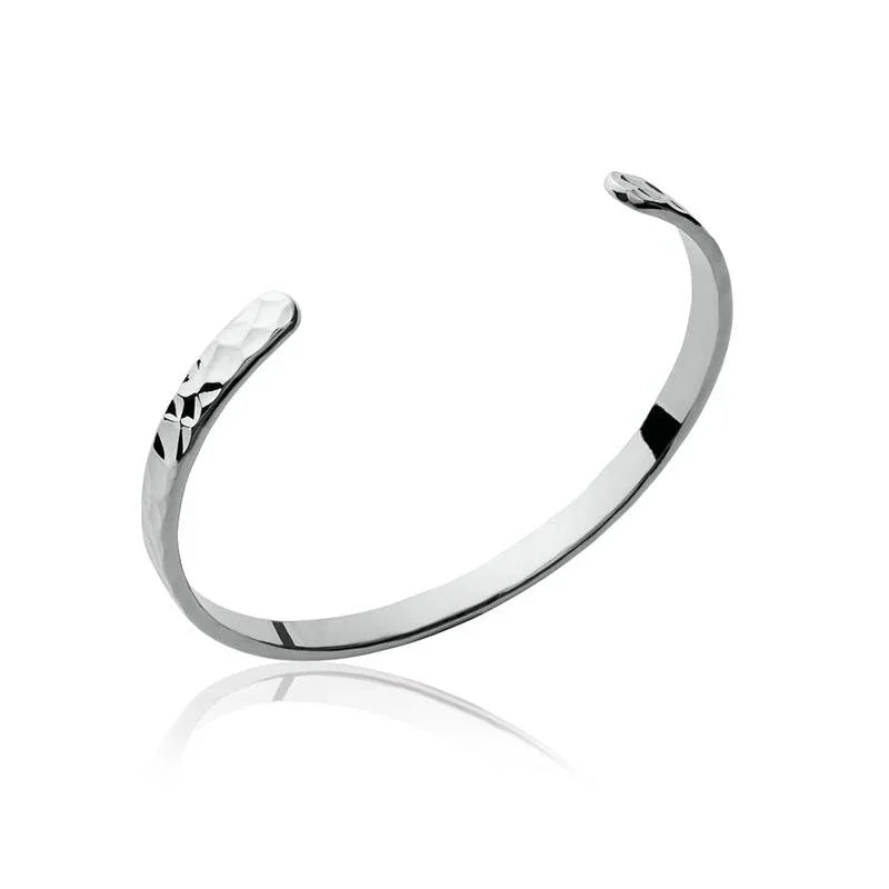 Brazalete - Martillado - Plata