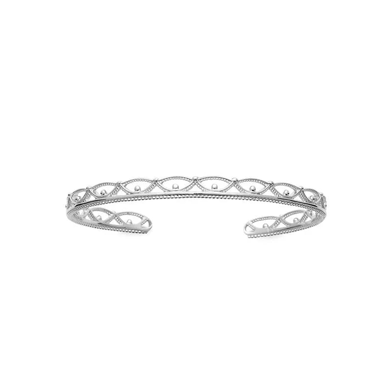 Brazalete - Pulsera - Plata vista 2
