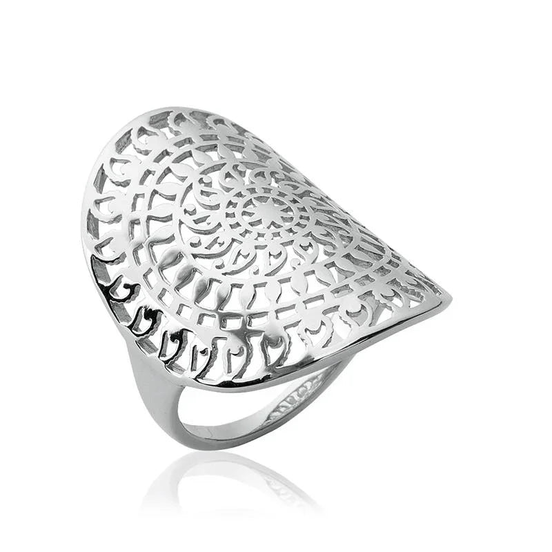 Bague Mandala – Argent | Azuline