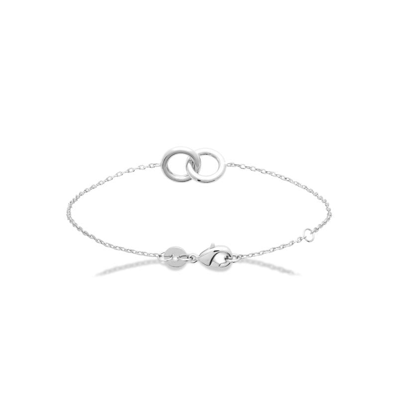Two Ring Bracelet – Silver | Azuline