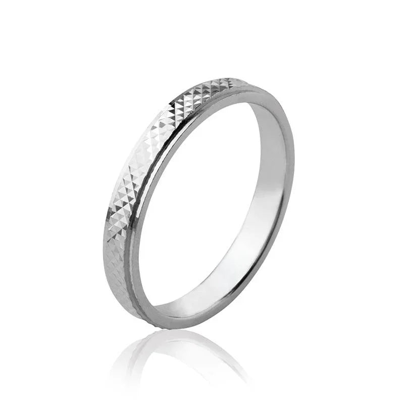 Anello Sfaccettato – Argento | Azuline