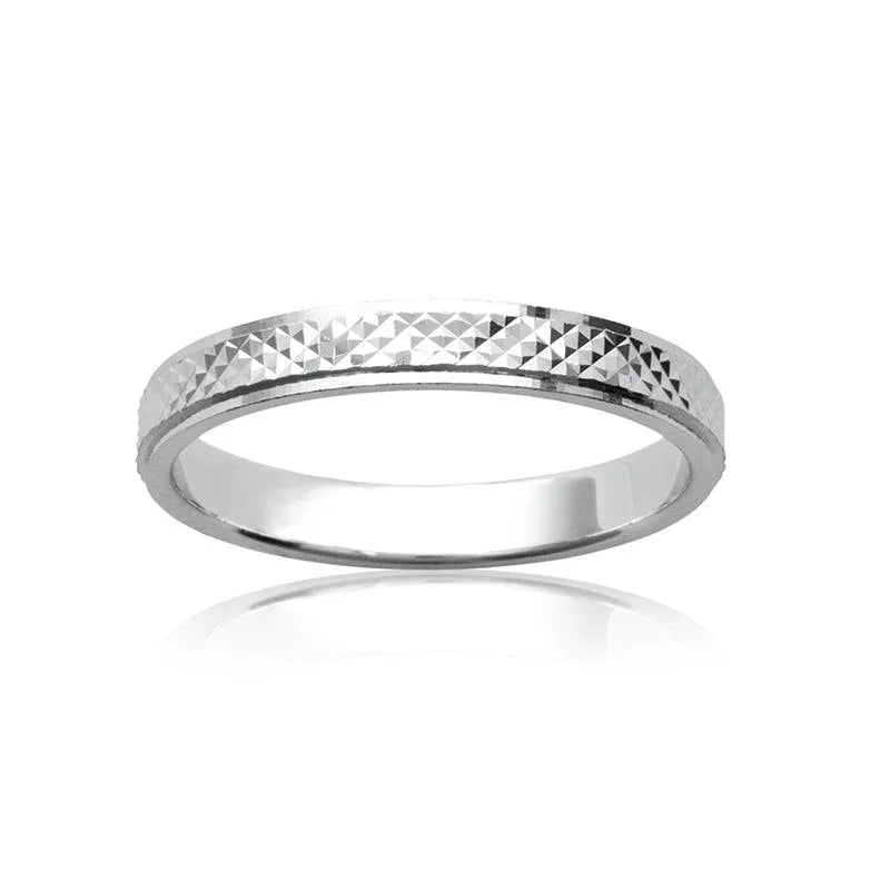 Anello Sfaccettato – Argento | Azuline vista 2