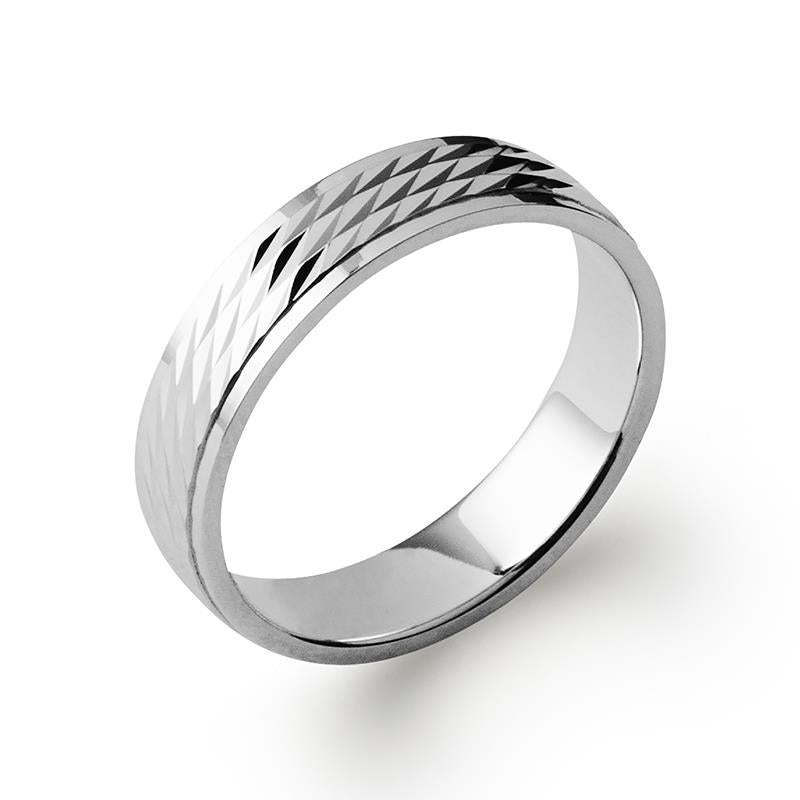 Geometric Pattern Ring – Silver | Azuline