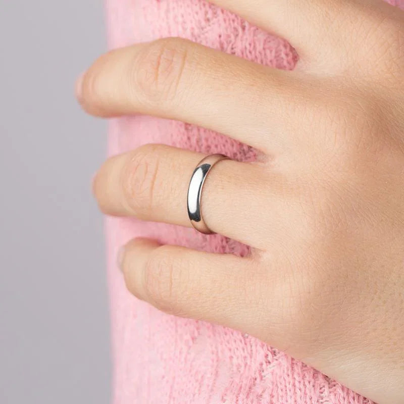 Anello classico – Argento | Azuline vista 2