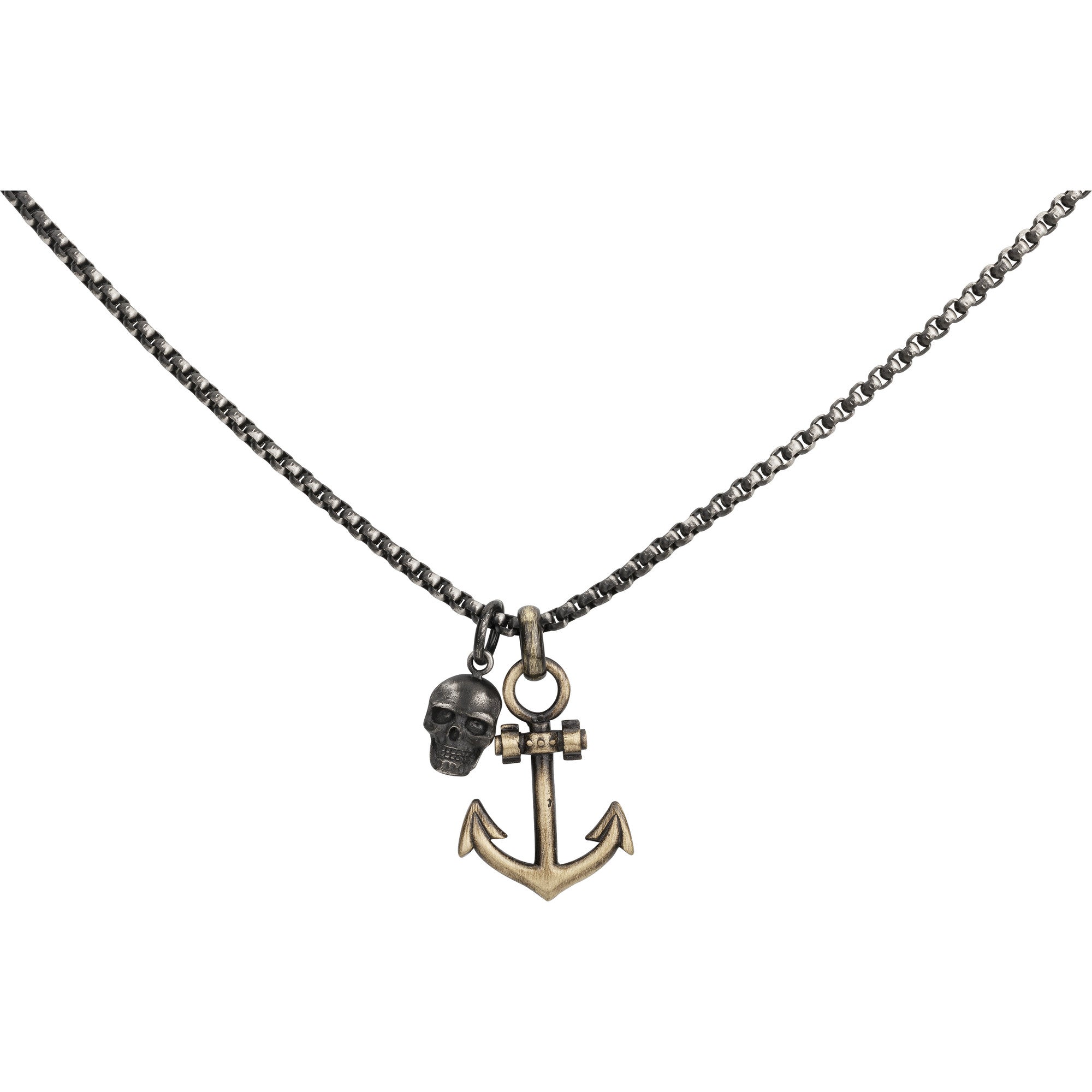 PHEBUS Anchor Necklace for Men 316L Steel 75-0192