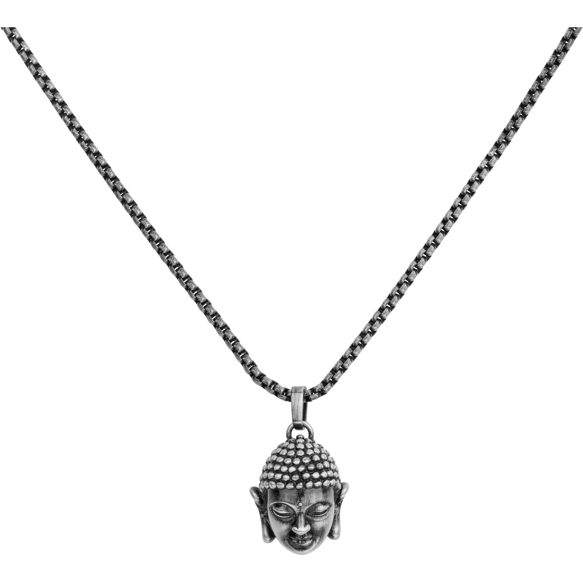 PHEBUS Buddha nyaklánc férfi 316L acél 75-0197