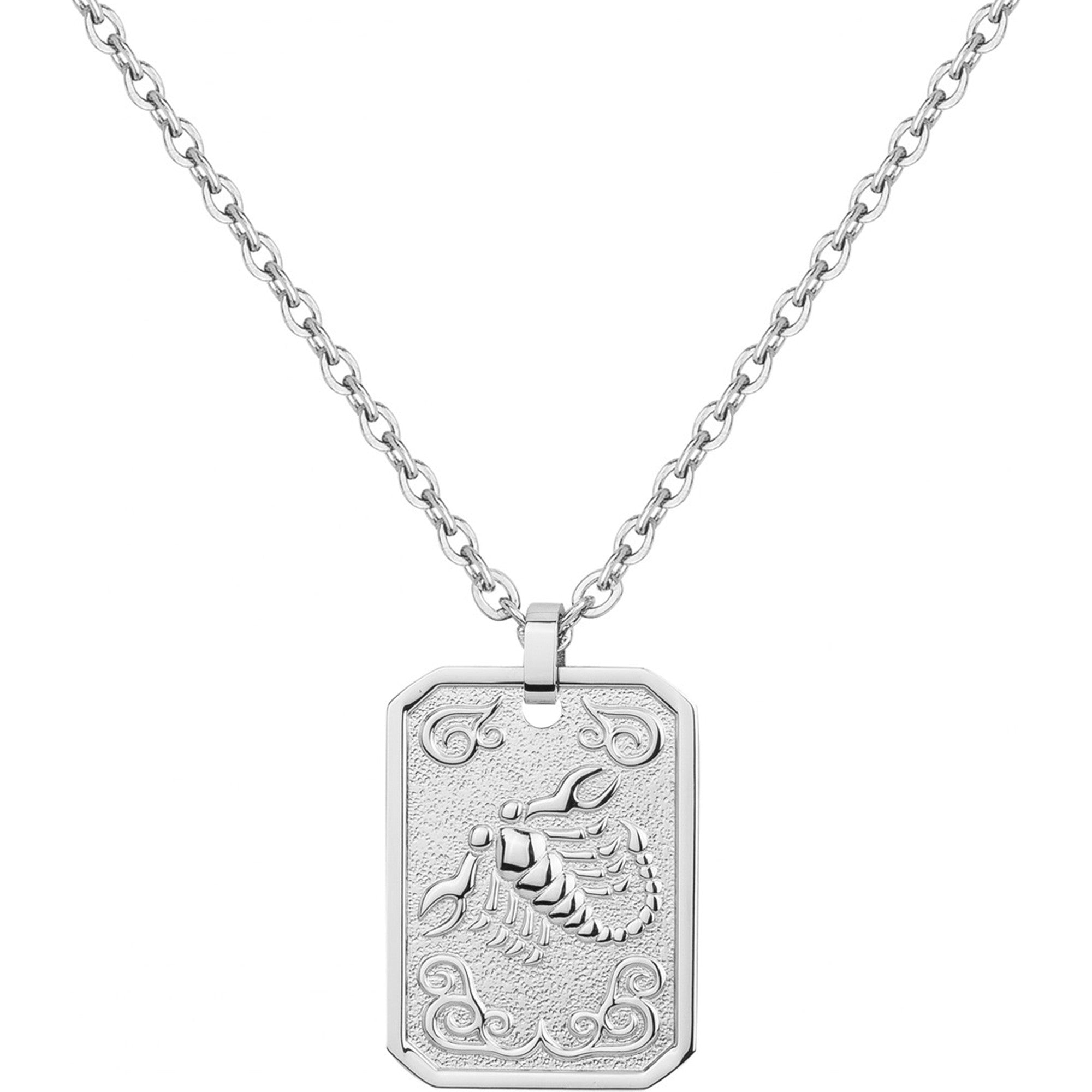 PHEBUS Zodiac Necklace for Men 316L Steel 75-0219
