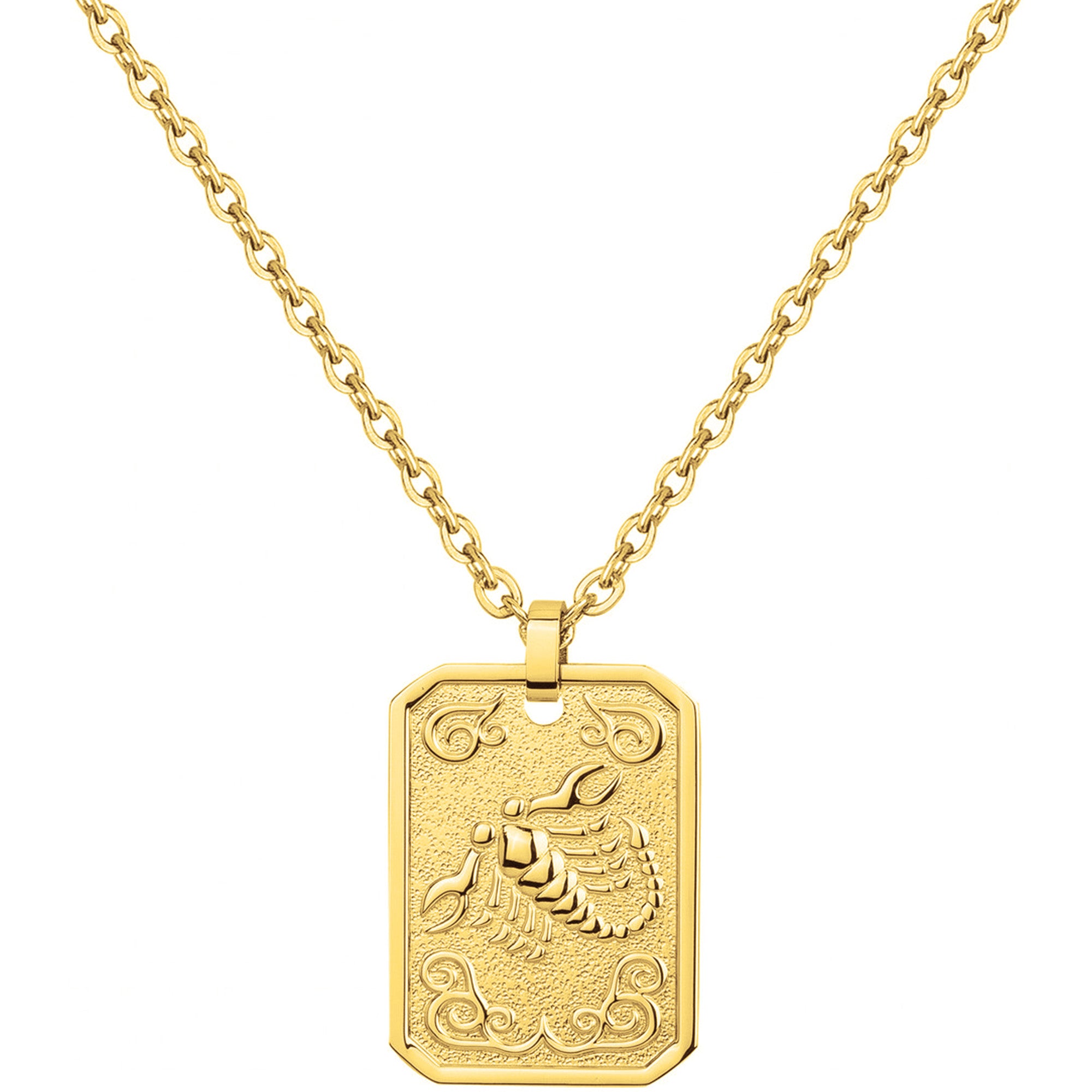 PHEBUS Collana Zodiaco Uomo Oro Acciaio 75-0220