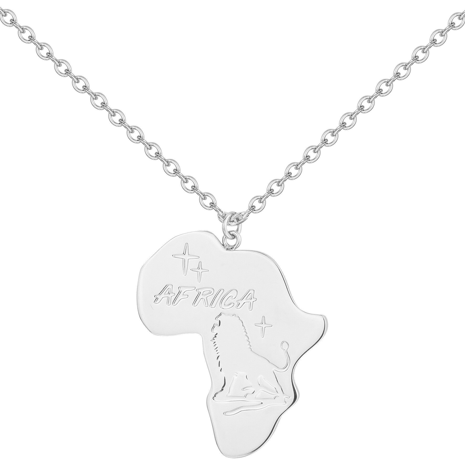 PHEBUS Afrika ketting voor heren 316L staal 75-0309