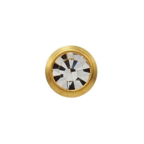 Ambiente Fechado - Aço Dourado - Brinco Studex