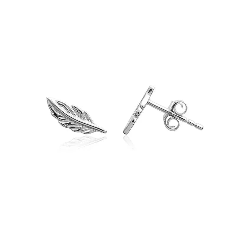 Plume - Argento - Orecchini vista 2