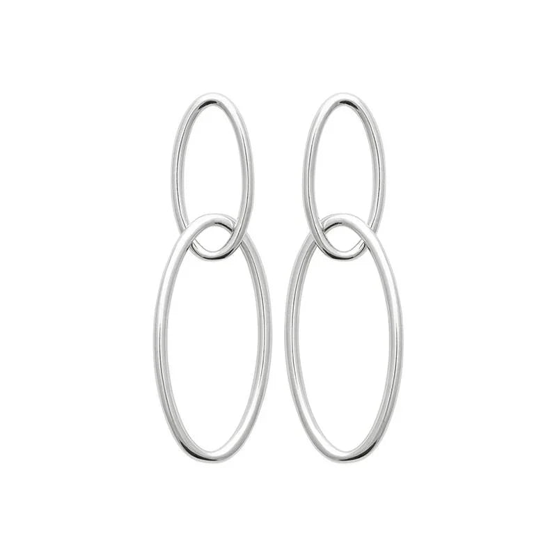 Enlace - Plata - Pendientes