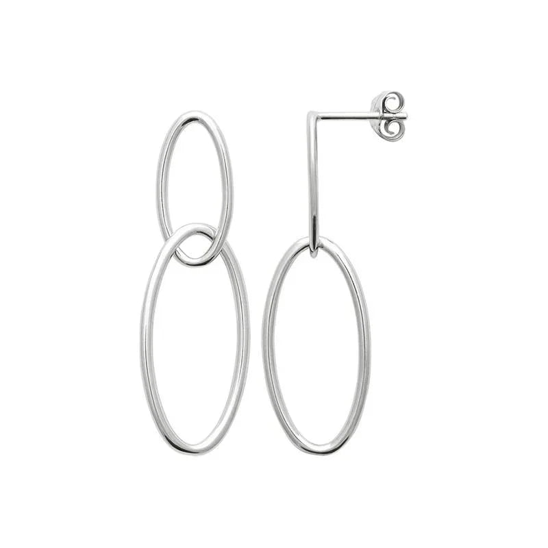 Enlace - Plata - Pendientes vista 2