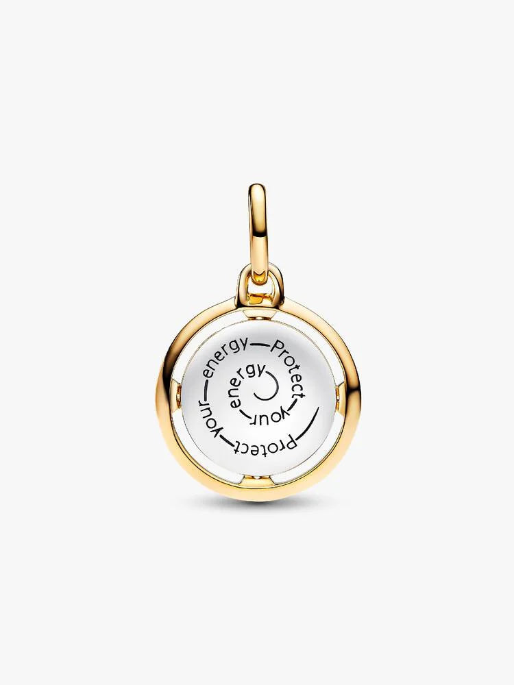 Charm Pandora - medalion albine | 763417C01