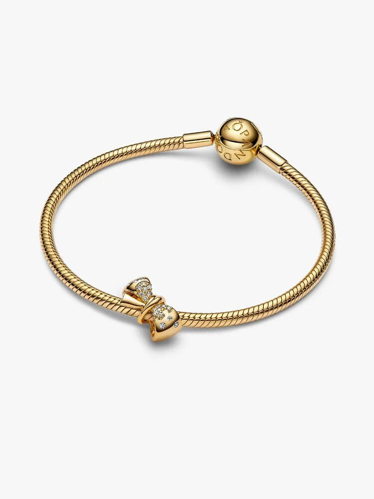 Pandora Charm - Glitrende Sløyfe | 763442C01