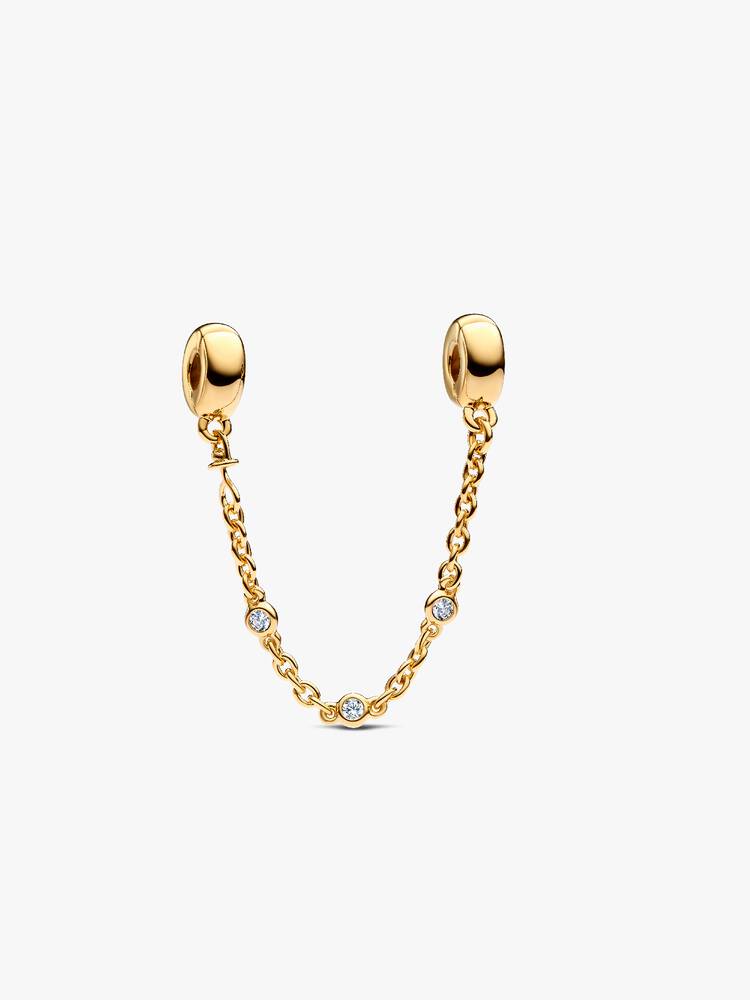 Pandora Comfort Chain - Triple Colorless Stone | 763515C01