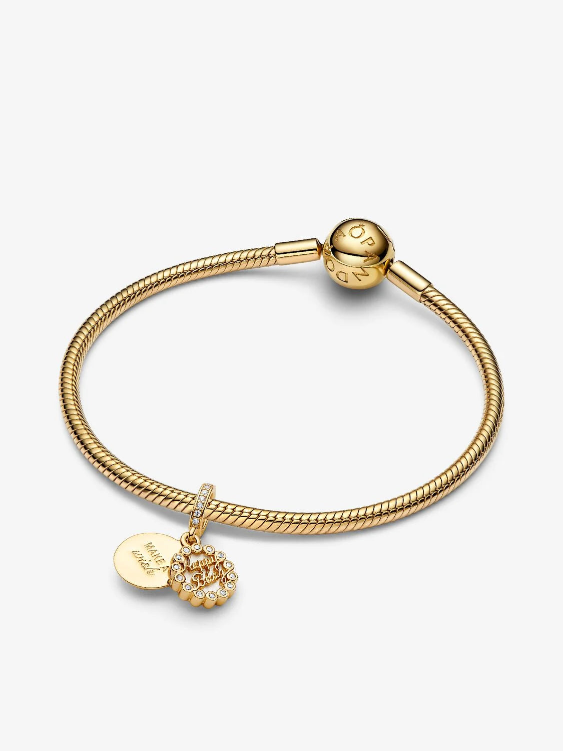 Charm colgante con forma de pastel de cumpleaños | Pandora