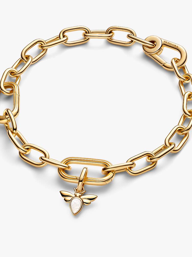Charm Pandora - Mini Albină Albă Legănată | 763826C01