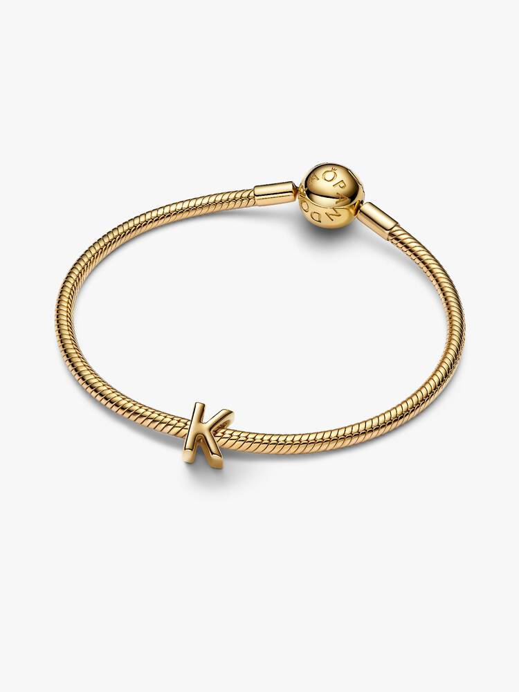 Mini Pandora Charm - ábécé K betű | 763957C00