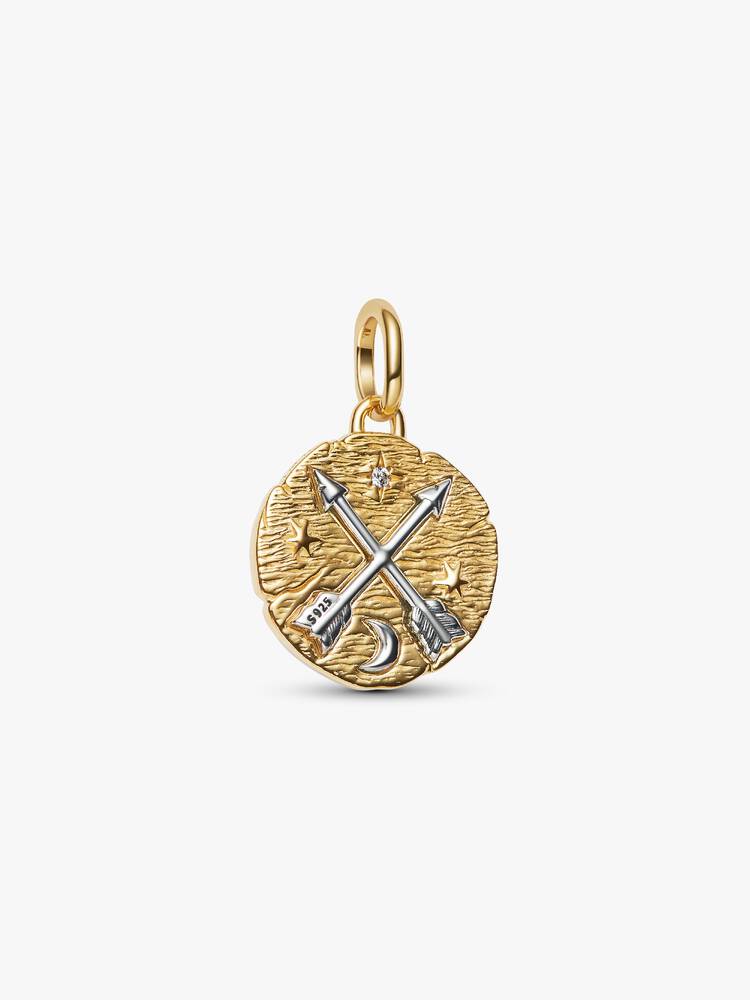 Pandora Charm - Interlocking Arrows Medallion | 764081C01