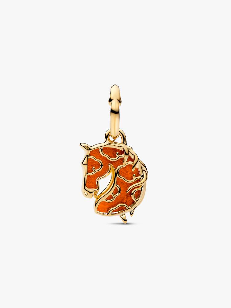 Charm Pandora - Pendant Cheval de Feu Murano Rouge | 764431C01