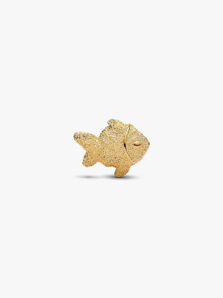 Mini Charm Pandora - Poisson Texturé Doré | 764522C00