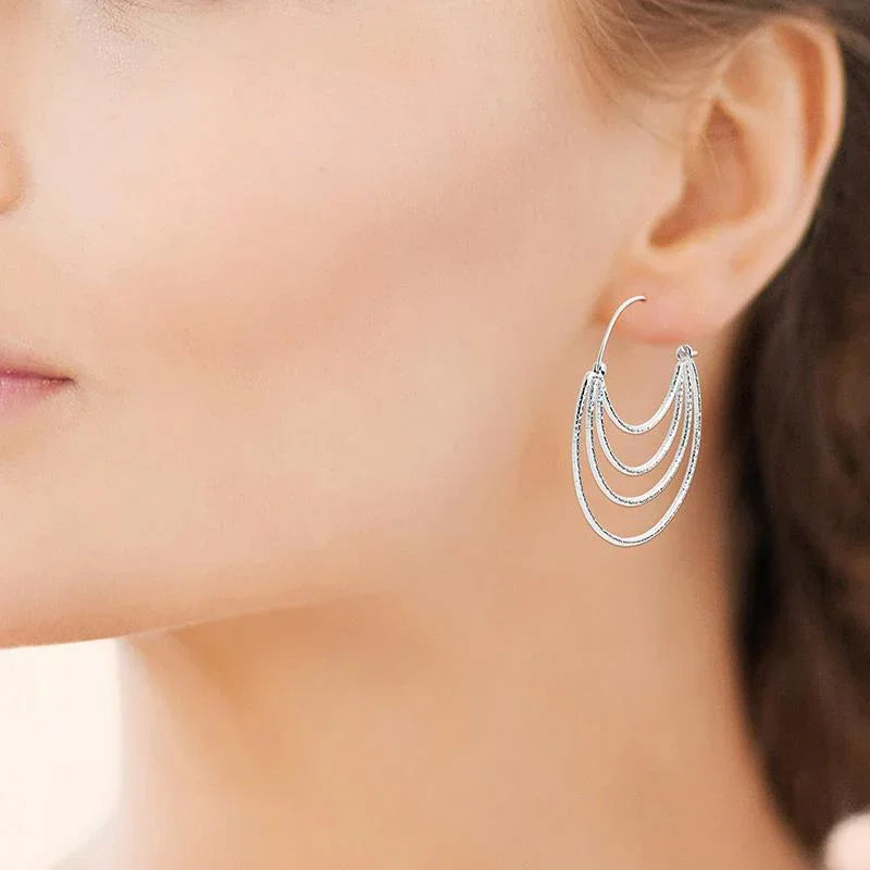 Gitanes - Silver - Earrings view 3