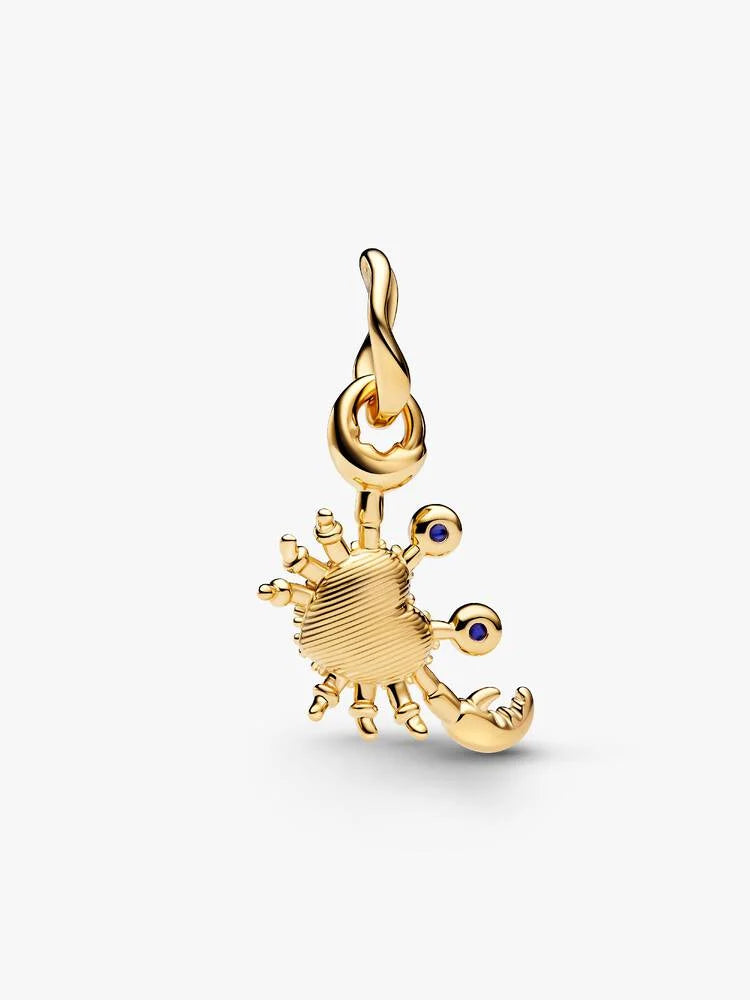 Charm Pandora - Pendant Crabe Doré | 764684C01