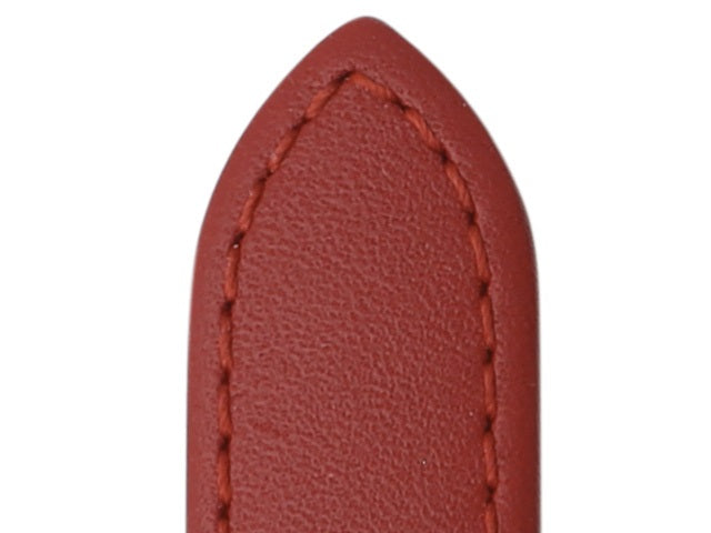 レザー時計ストラップ - リーズ - レッド - ロシェット - 12x10mm