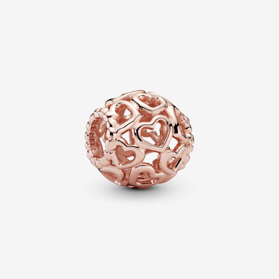 Cuori - Oro rosa - Charms - Pandora