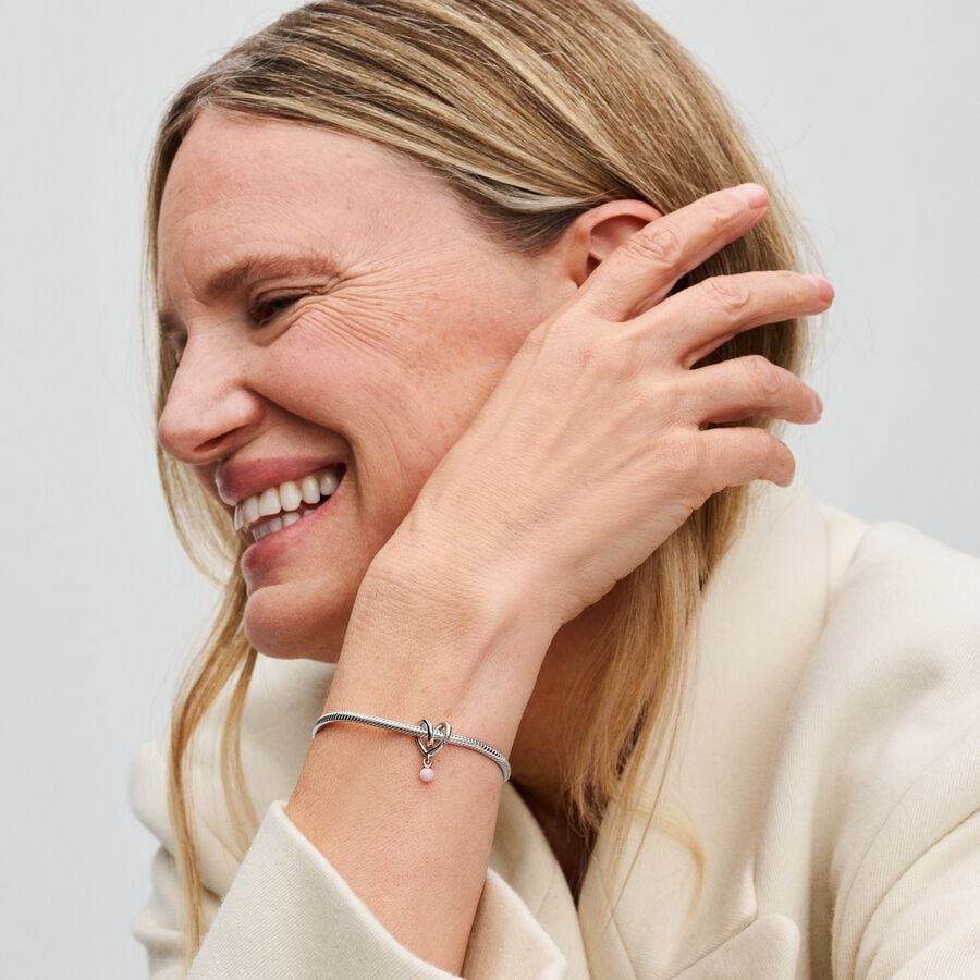 Two-tone Wrap Heart Charm | Pandora