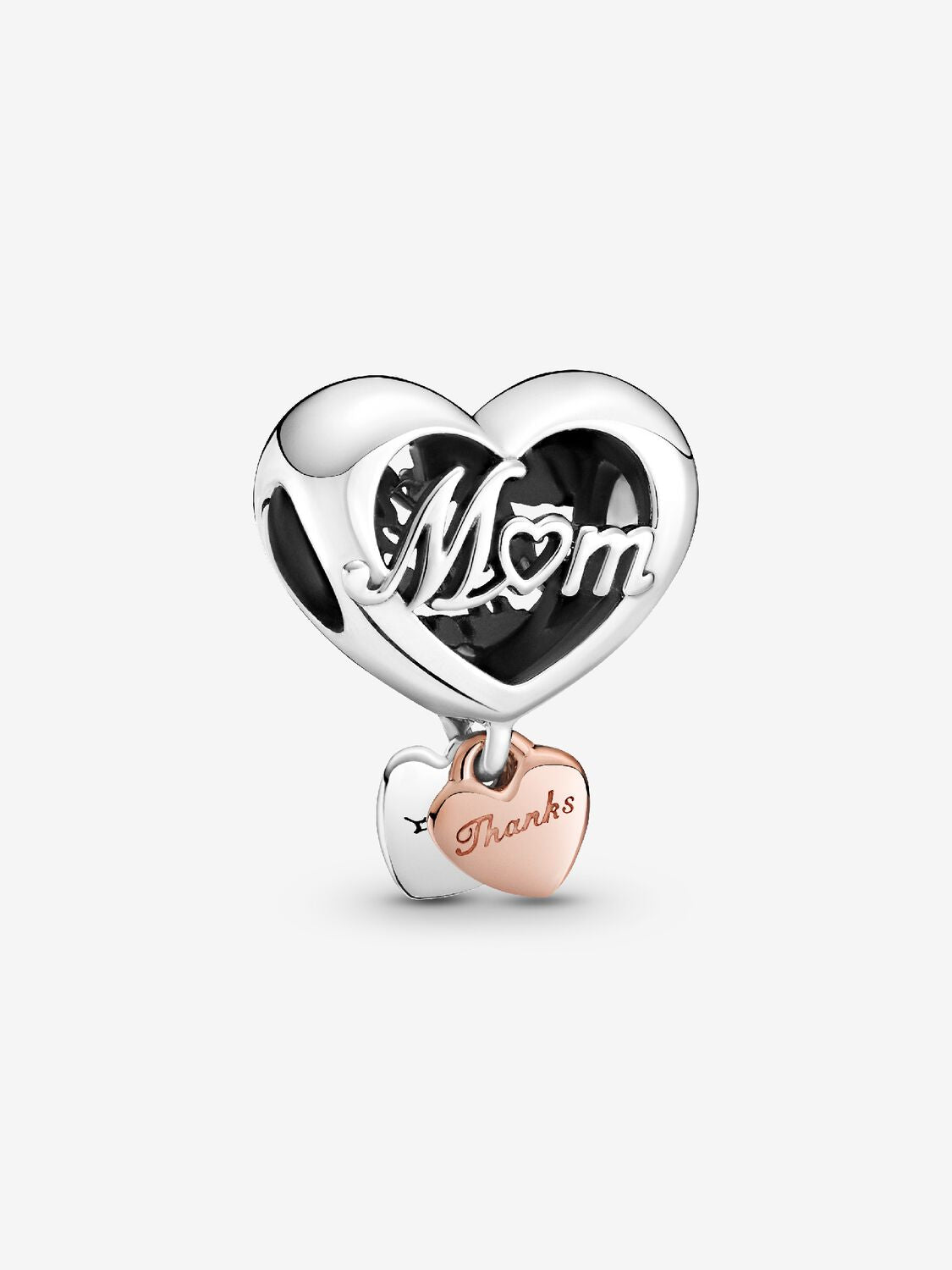 “Thank You Mum” Heart Charm Merci Maman | Pandora