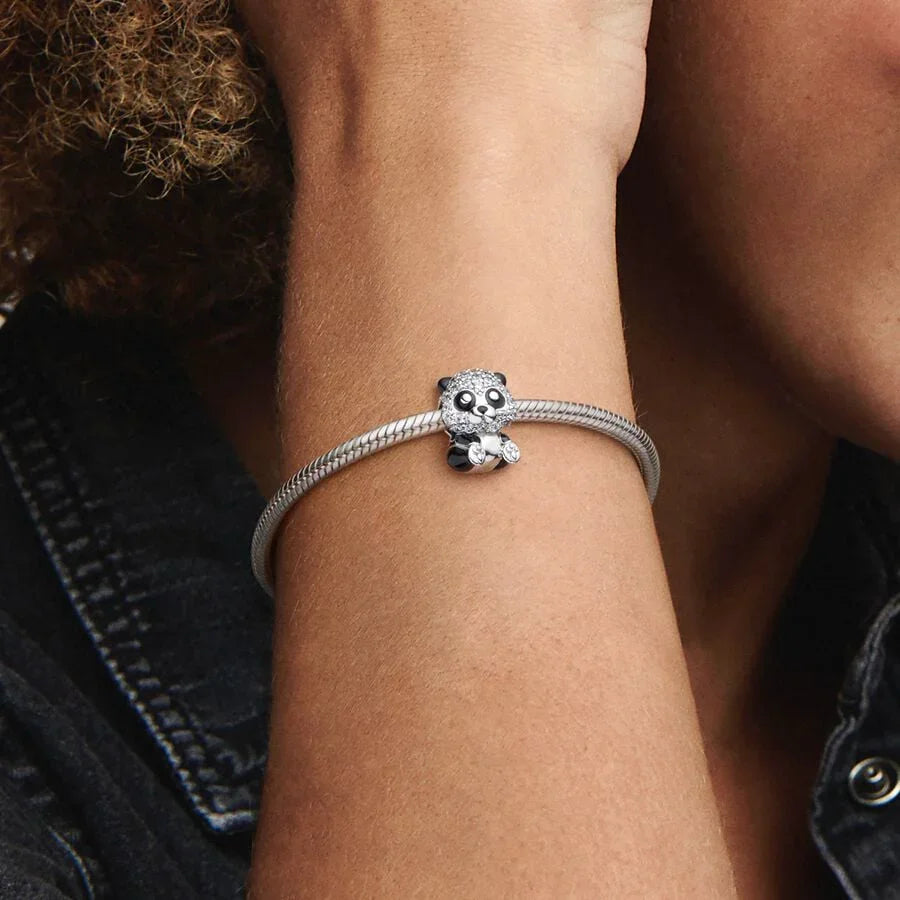 Dyr - Panda - Sølv - Charms - Pandora udsigt 2