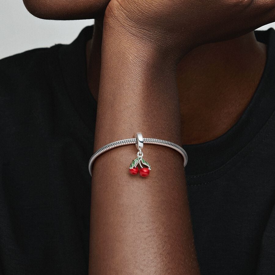 Naturaleza - Cereza - Plata - Pandora Charms