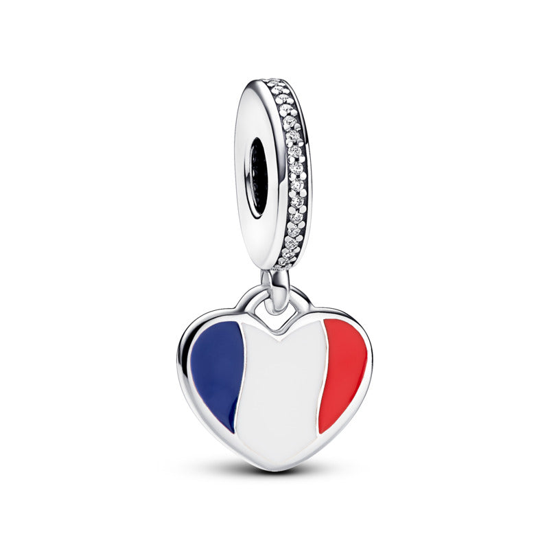 Engravable charm French flag | Pandora