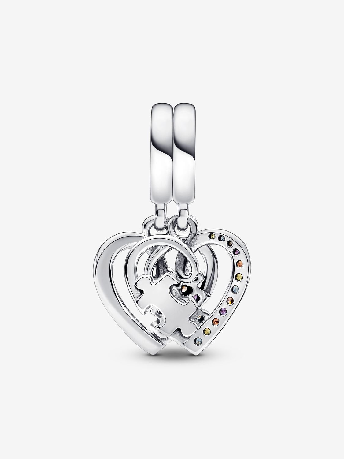 Charm Pendentif Amitié Séparable Cœurs Puzzle | Pandora