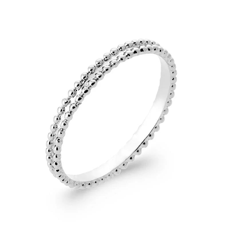 Bague Perlée – Argent | Azuline