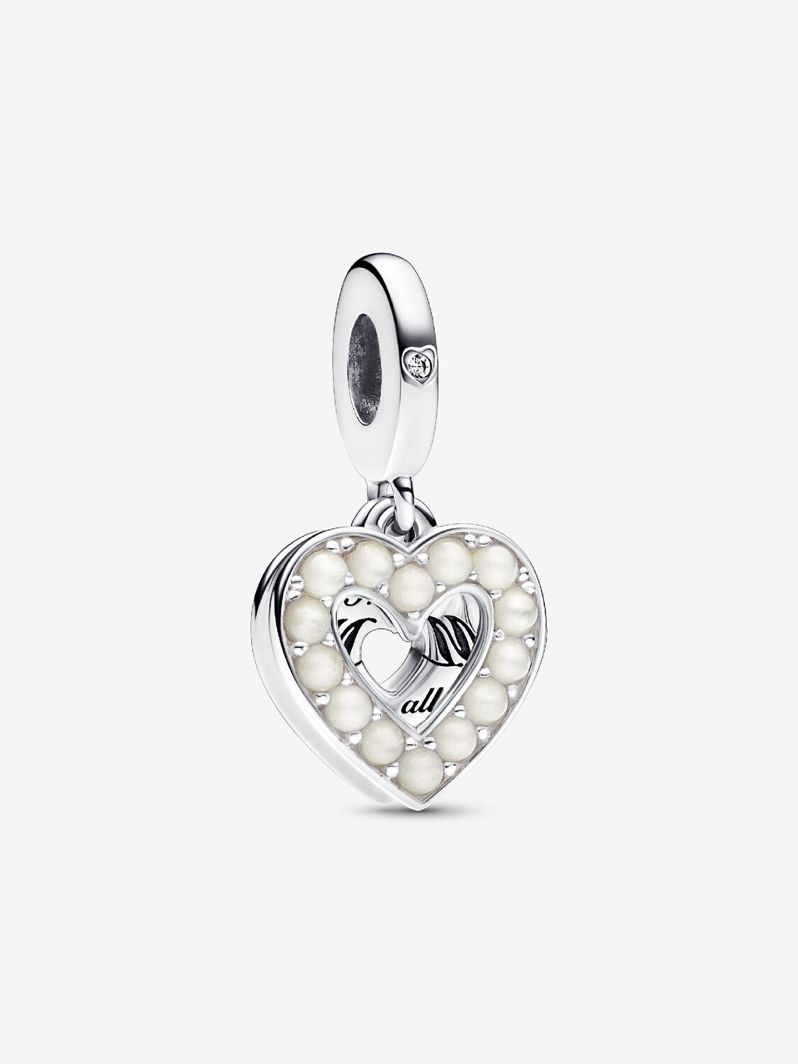 Amore - Cuore e Madreperla - Argento - Ciondoli - Pandora