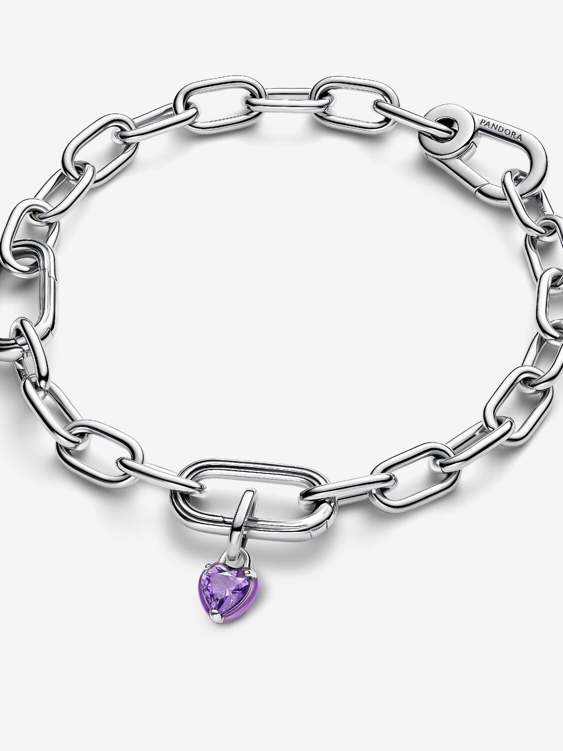 Cor - Chakra Roxo - Prata - Charms - Pandora