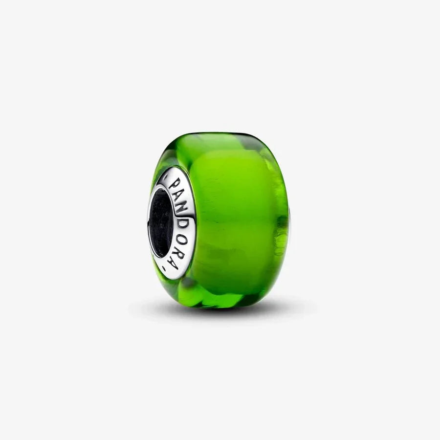 Murano Glas - Grön - Berlocker - Pandora