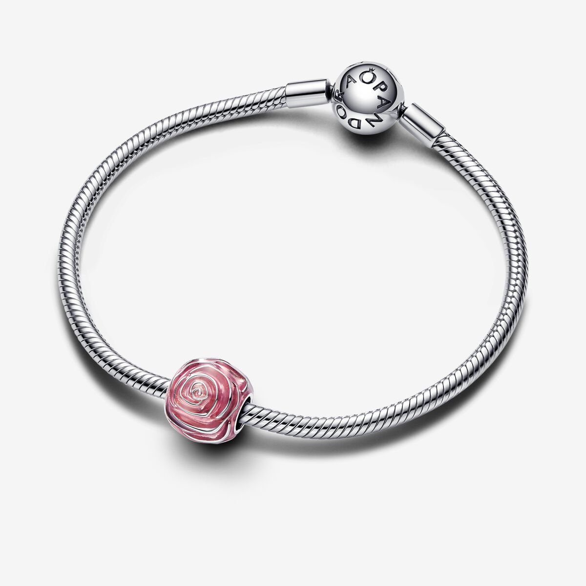Ciondolo rosa in fiore | Pandora
