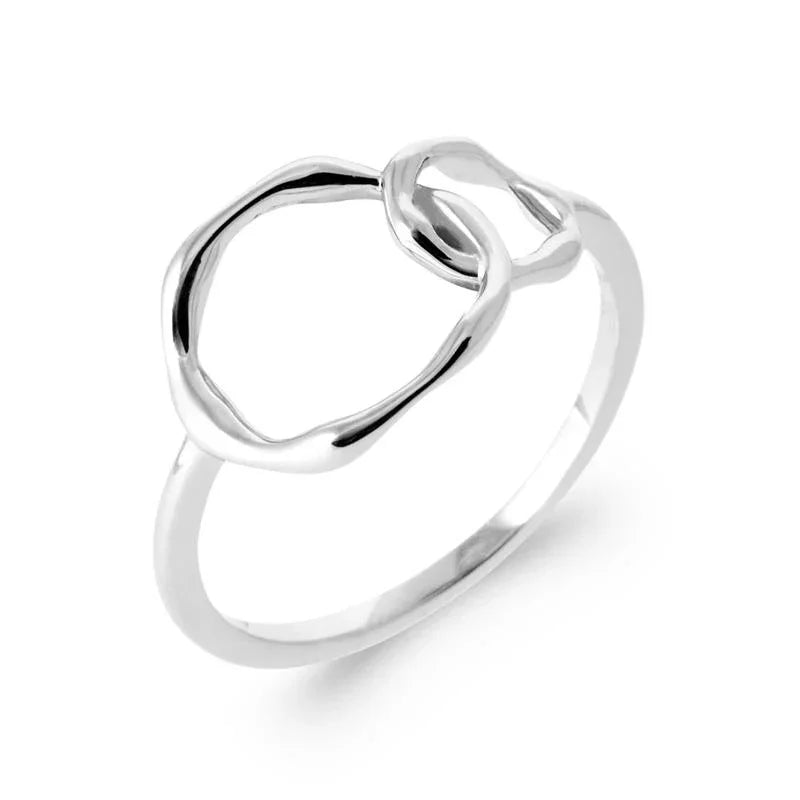 Anillo Anillos Entrelazados – Plata | Azuline