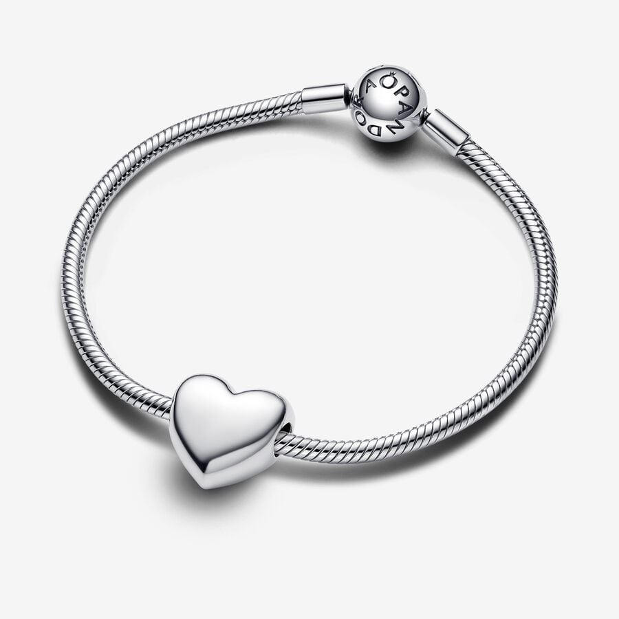 Large Engravable Heart Charm Be Love | Pandora
