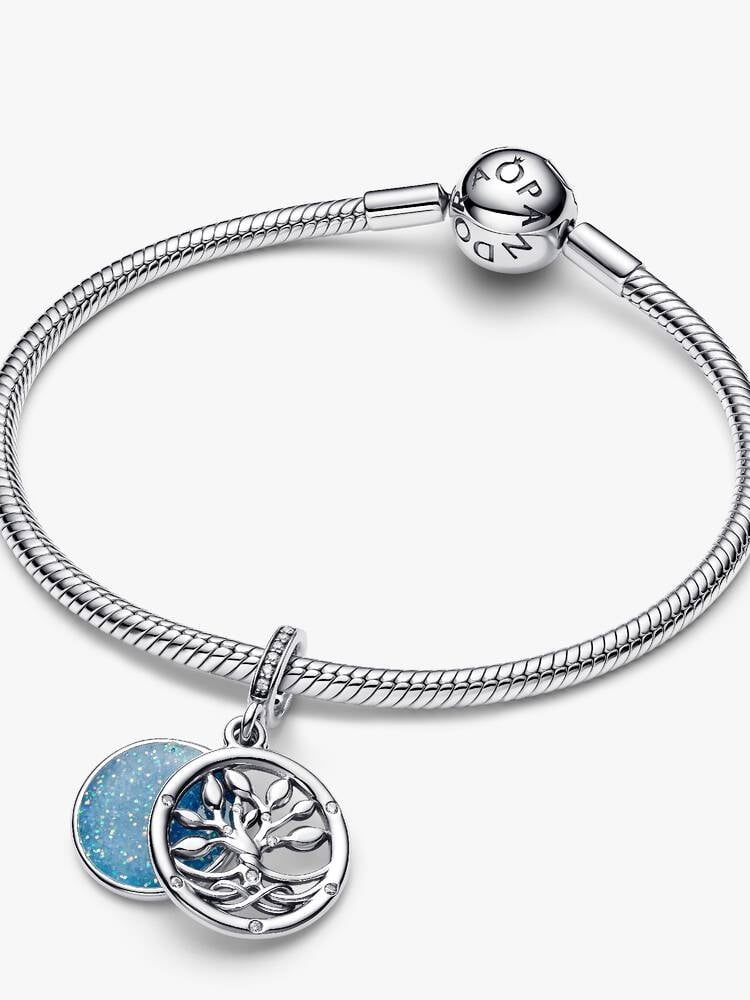 Pingente duplo de árvore infinita que brilha no escuro | Pandora